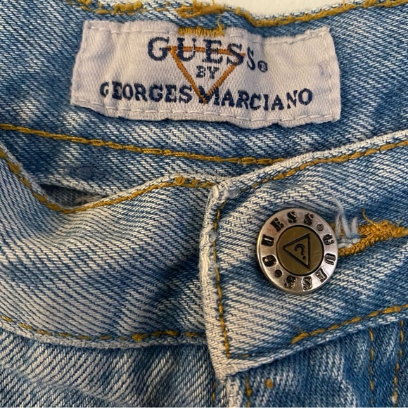 GUESS Originals Light Indigo Cotton Boyfriend Jeans High Waisted Size 20/30 - Picture 15 of 16